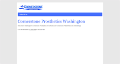 Desktop Screenshot of cornerstonepatientservices.com